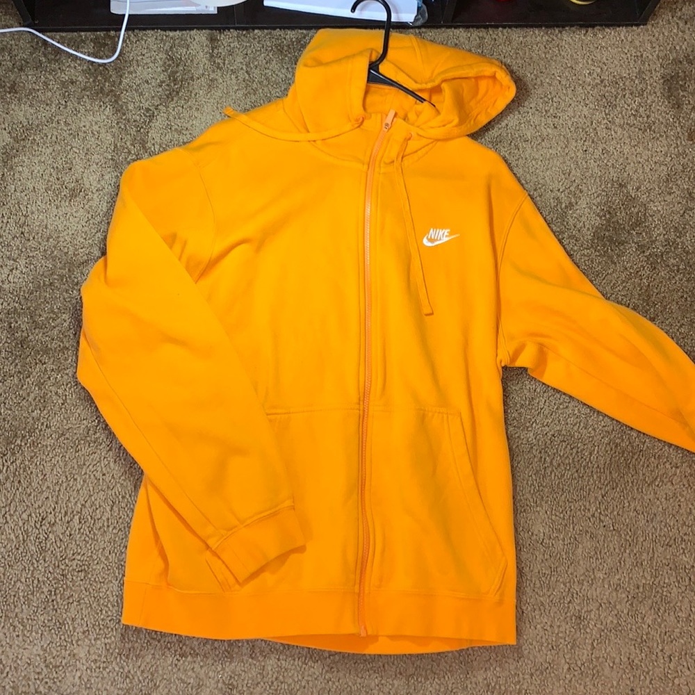 Nike Zip-Up Hoodie (Orange)